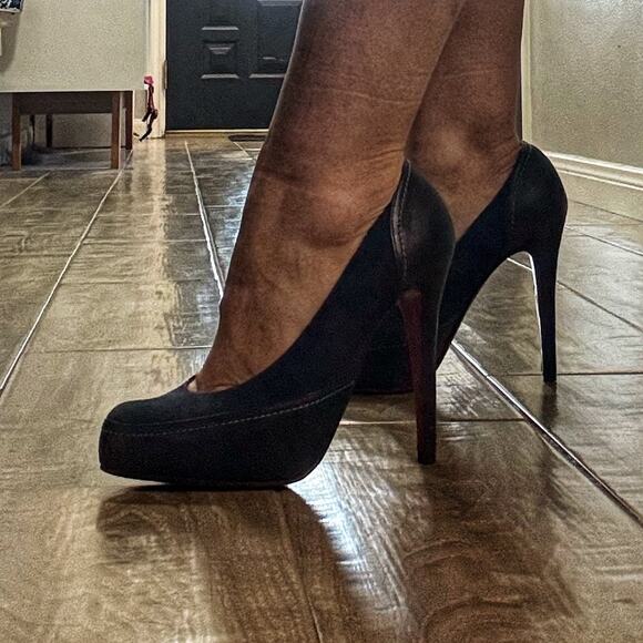 Christian Louboutin Black Defil Pump Décolleté Nappa Sz 38.5 - Picture 11 of 16